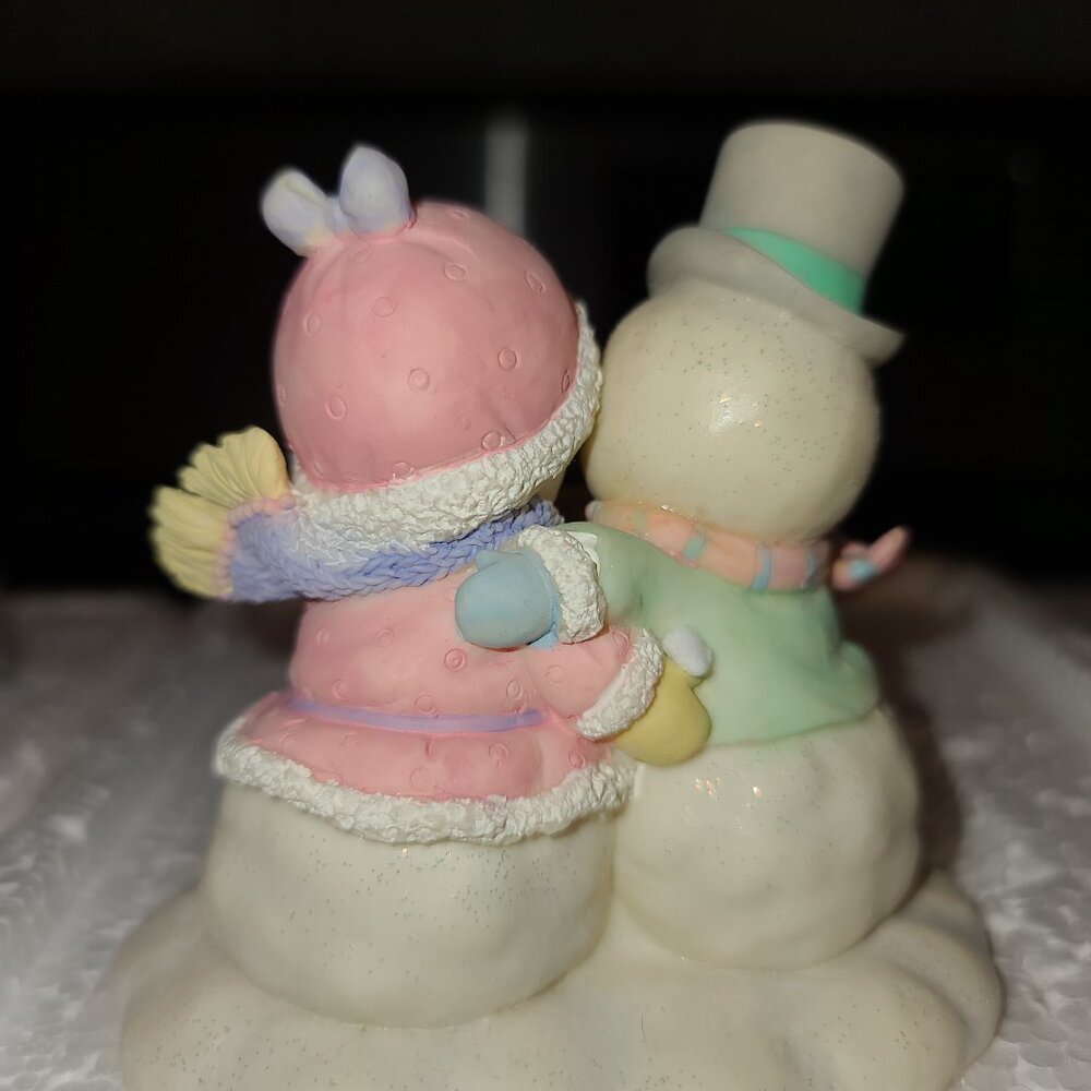Precious Moments Snowman Couple - Picture 8 of 8